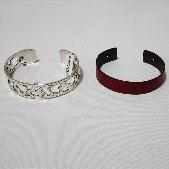 Mystery Of Love Hearts Hinged Bangle - Brighton Brighton CC Venice‎ heart Cuff bracelet NEW!!!!